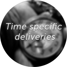 Time specific deliveries